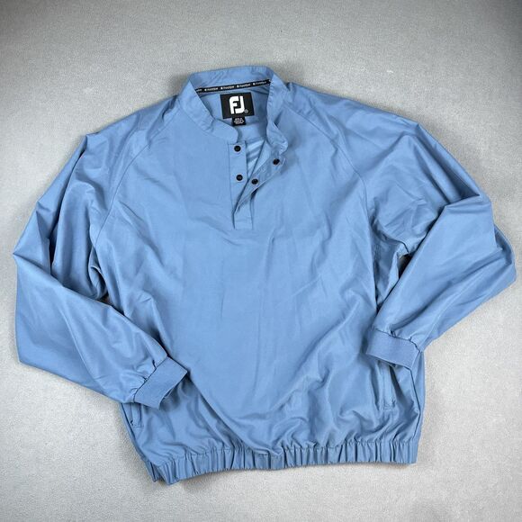 FootJoy Pullover Windbreaker Jacket Mens XL Golf Lightweight Polyester - Picture 1 of 9